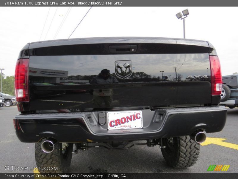 Black / Black/Diesel Gray 2014 Ram 1500 Express Crew Cab 4x4