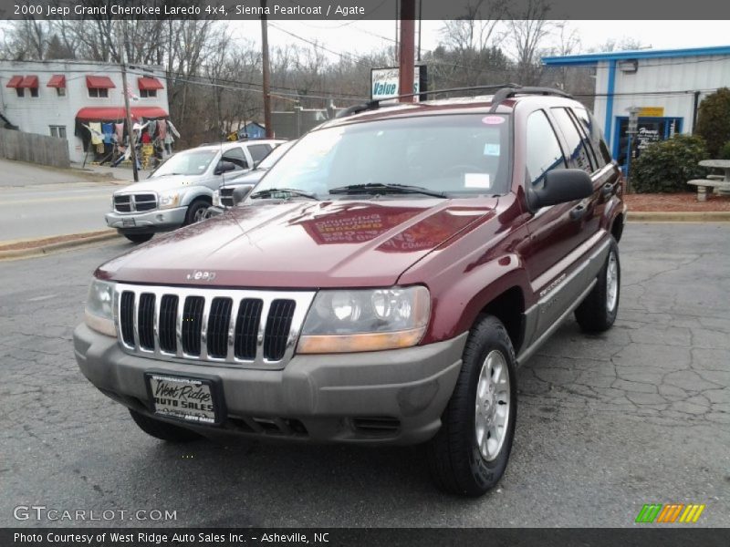 Sienna Pearlcoat / Agate 2000 Jeep Grand Cherokee Laredo 4x4