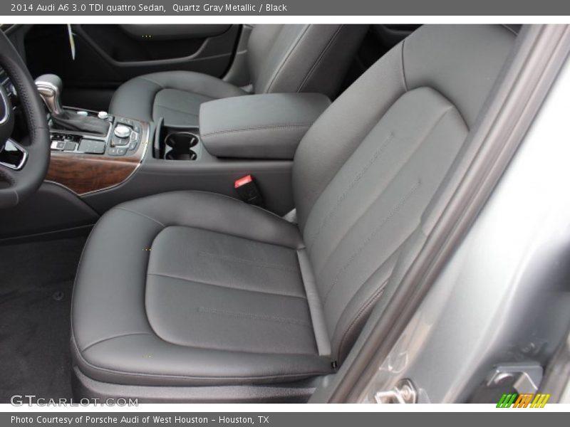 Quartz Gray Metallic / Black 2014 Audi A6 3.0 TDI quattro Sedan