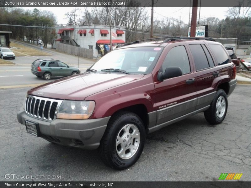 Sienna Pearlcoat / Agate 2000 Jeep Grand Cherokee Laredo 4x4