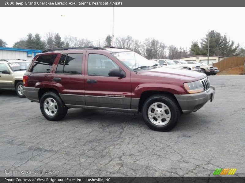 Sienna Pearlcoat / Agate 2000 Jeep Grand Cherokee Laredo 4x4