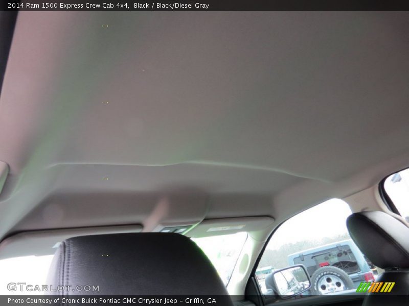 Black / Black/Diesel Gray 2014 Ram 1500 Express Crew Cab 4x4