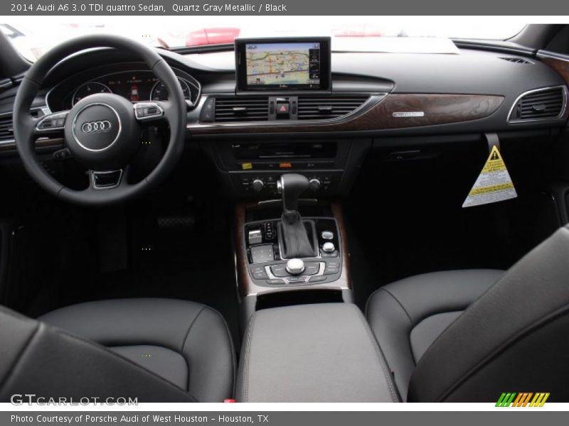 Quartz Gray Metallic / Black 2014 Audi A6 3.0 TDI quattro Sedan