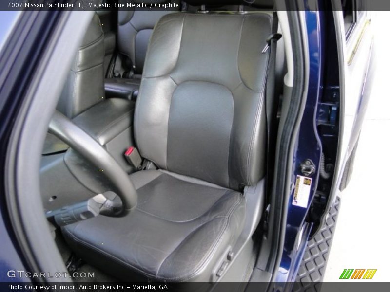 Majestic Blue Metallic / Graphite 2007 Nissan Pathfinder LE