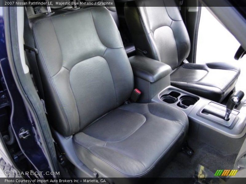 Majestic Blue Metallic / Graphite 2007 Nissan Pathfinder LE