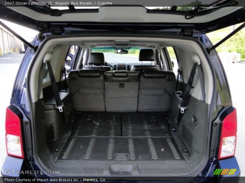 Majestic Blue Metallic / Graphite 2007 Nissan Pathfinder LE
