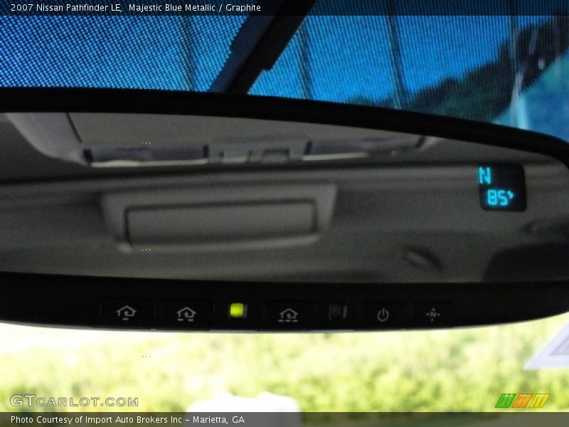 Majestic Blue Metallic / Graphite 2007 Nissan Pathfinder LE
