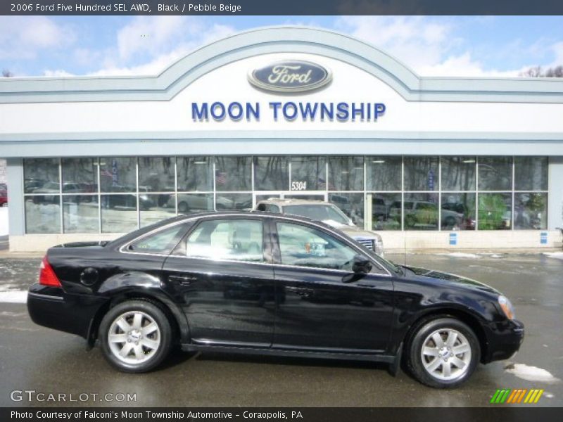 Black / Pebble Beige 2006 Ford Five Hundred SEL AWD