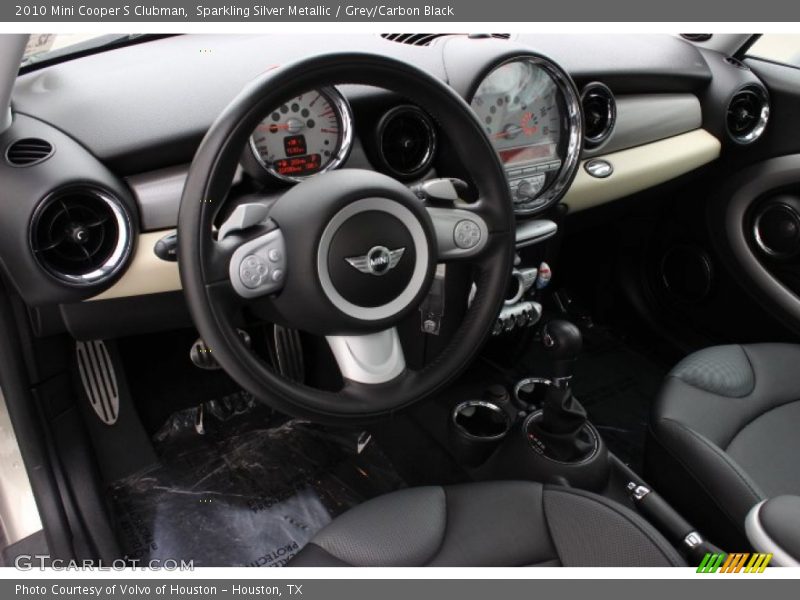 Sparkling Silver Metallic / Grey/Carbon Black 2010 Mini Cooper S Clubman
