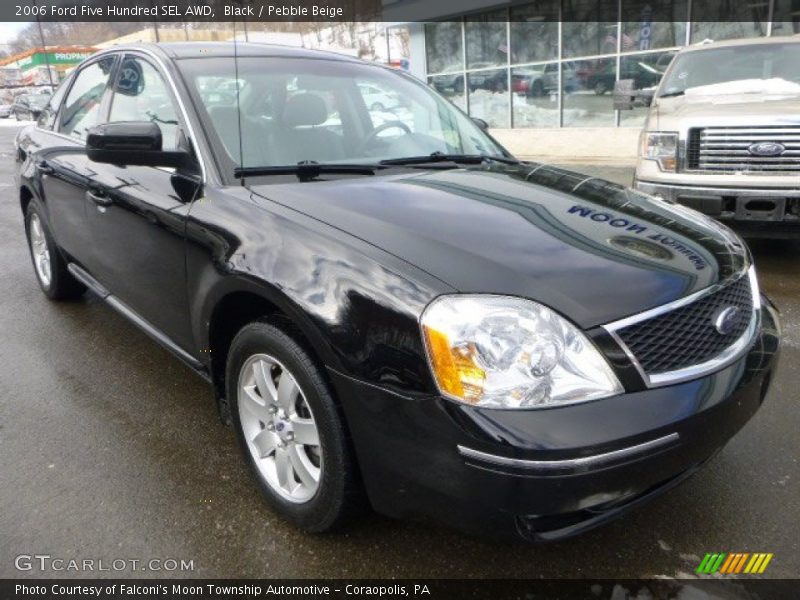 Black / Pebble Beige 2006 Ford Five Hundred SEL AWD