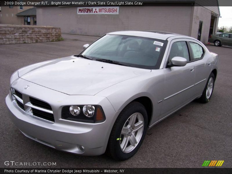 Bright Silver Metallic / Dark Slate Gray/Light Slate Gray 2009 Dodge Charger R/T