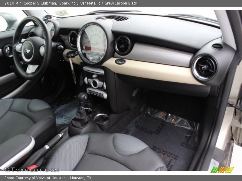 Sparkling Silver Metallic / Grey/Carbon Black 2010 Mini Cooper S Clubman