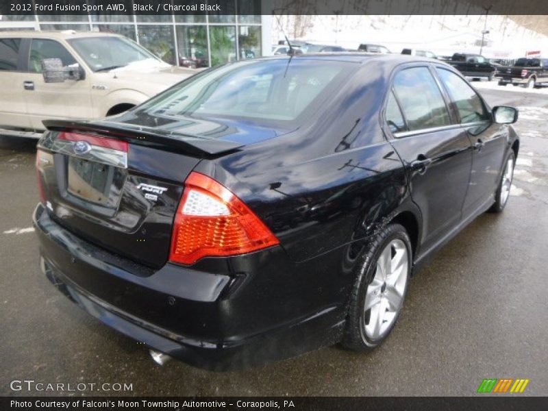 Black / Charcoal Black 2012 Ford Fusion Sport AWD