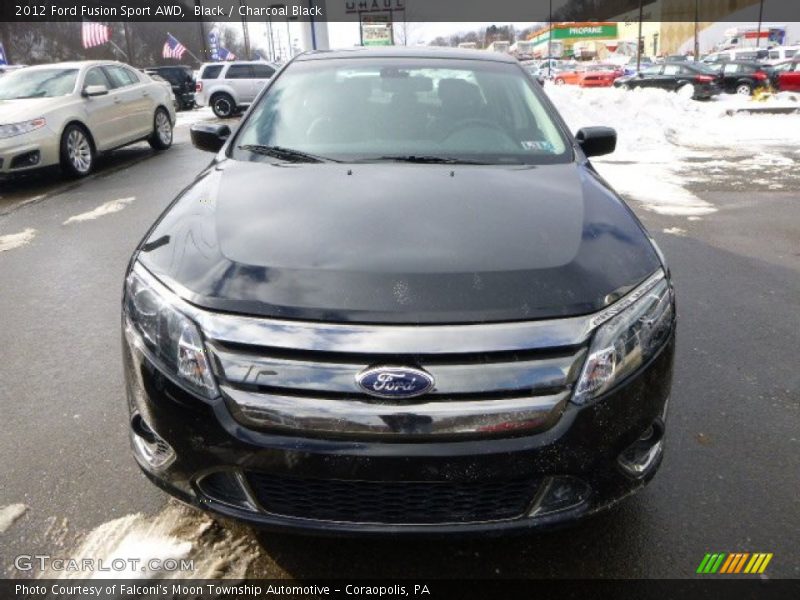 Black / Charcoal Black 2012 Ford Fusion Sport AWD