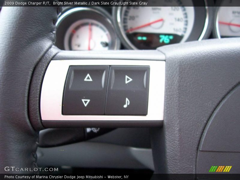 Bright Silver Metallic / Dark Slate Gray/Light Slate Gray 2009 Dodge Charger R/T