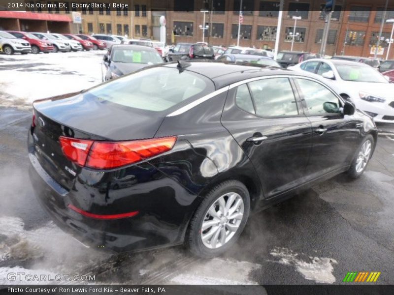 Ebony Black / Beige 2014 Kia Optima EX