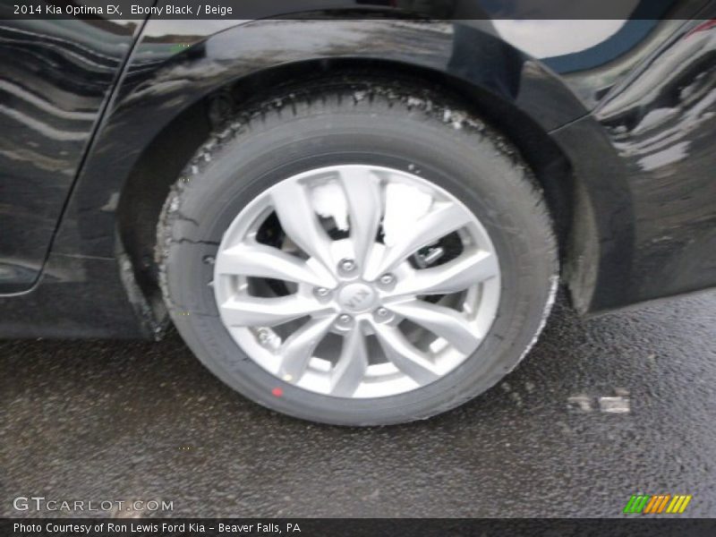 Ebony Black / Beige 2014 Kia Optima EX