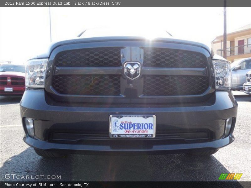 Black / Black/Diesel Gray 2013 Ram 1500 Express Quad Cab