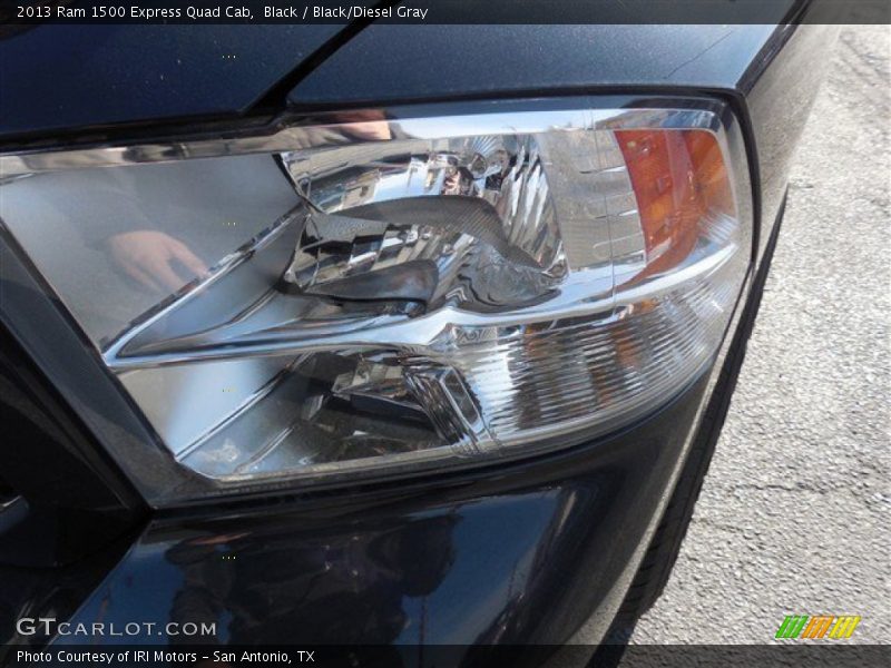 Black / Black/Diesel Gray 2013 Ram 1500 Express Quad Cab