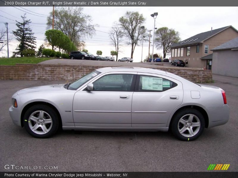 Bright Silver Metallic / Dark Slate Gray/Light Slate Gray 2009 Dodge Charger R/T