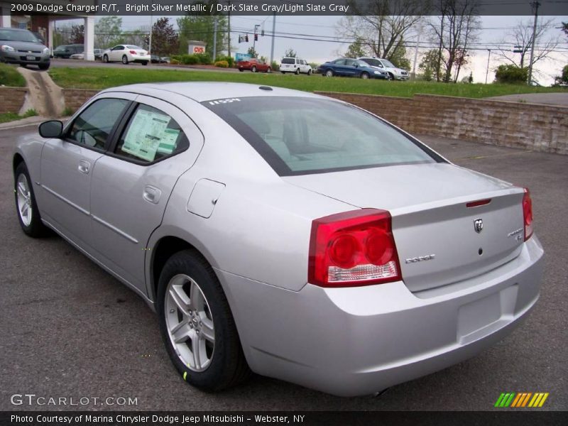 Bright Silver Metallic / Dark Slate Gray/Light Slate Gray 2009 Dodge Charger R/T