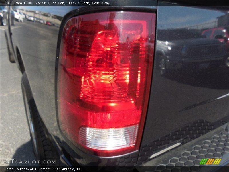 Black / Black/Diesel Gray 2013 Ram 1500 Express Quad Cab