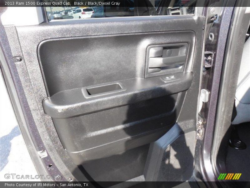 Black / Black/Diesel Gray 2013 Ram 1500 Express Quad Cab
