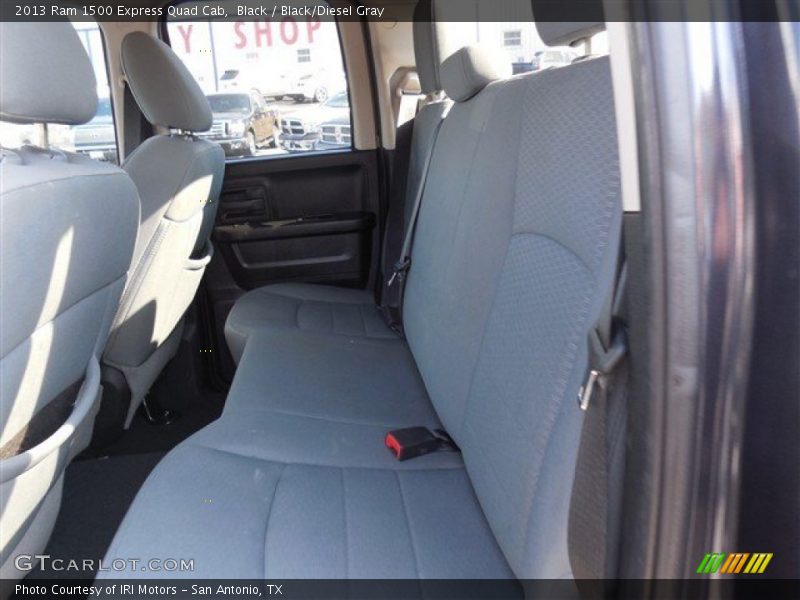 Black / Black/Diesel Gray 2013 Ram 1500 Express Quad Cab