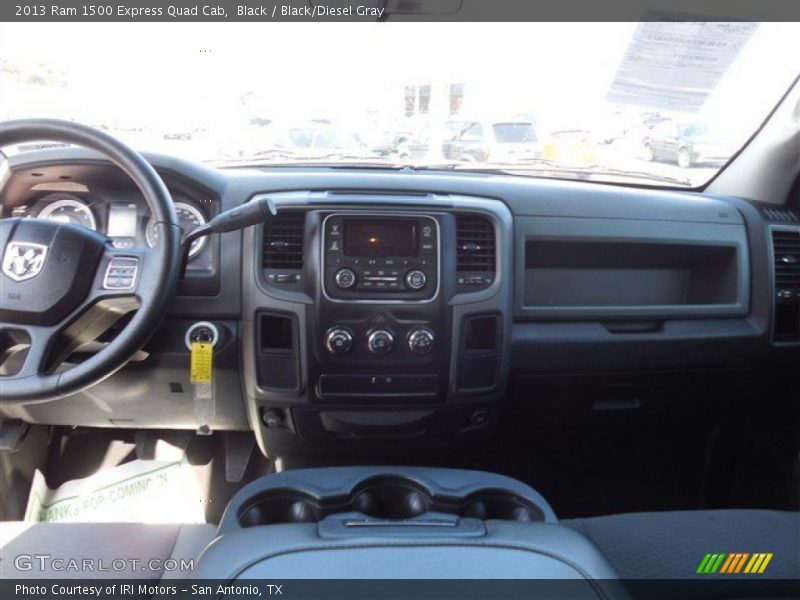 Black / Black/Diesel Gray 2013 Ram 1500 Express Quad Cab