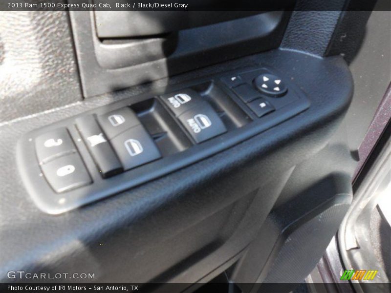 Black / Black/Diesel Gray 2013 Ram 1500 Express Quad Cab
