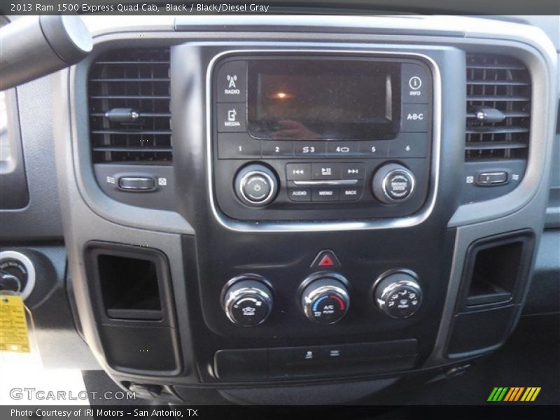 Black / Black/Diesel Gray 2013 Ram 1500 Express Quad Cab