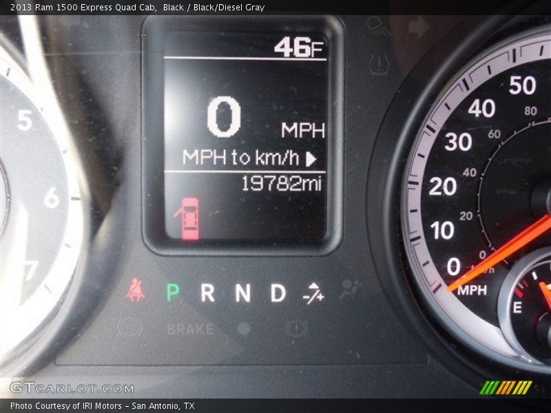 Black / Black/Diesel Gray 2013 Ram 1500 Express Quad Cab