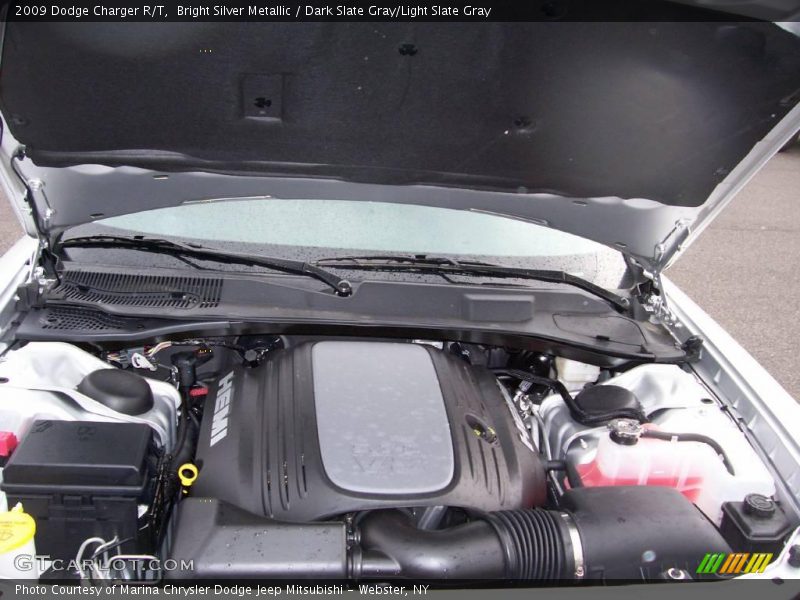 Bright Silver Metallic / Dark Slate Gray/Light Slate Gray 2009 Dodge Charger R/T