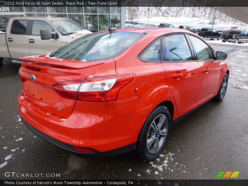 Race Red / Two-Tone Sport 2012 Ford Focus SE Sport Sedan