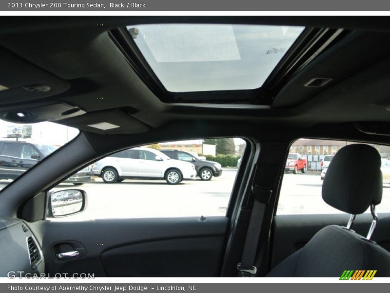 Black / Black 2013 Chrysler 200 Touring Sedan