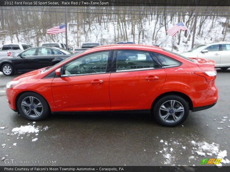 Race Red / Two-Tone Sport 2012 Ford Focus SE Sport Sedan