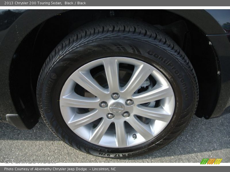 Black / Black 2013 Chrysler 200 Touring Sedan
