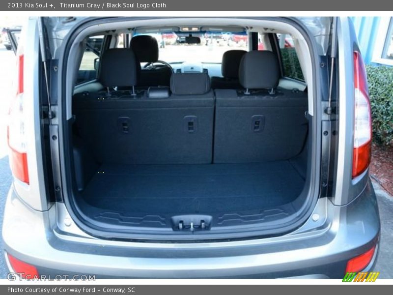 Titanium Gray / Black Soul Logo Cloth 2013 Kia Soul +