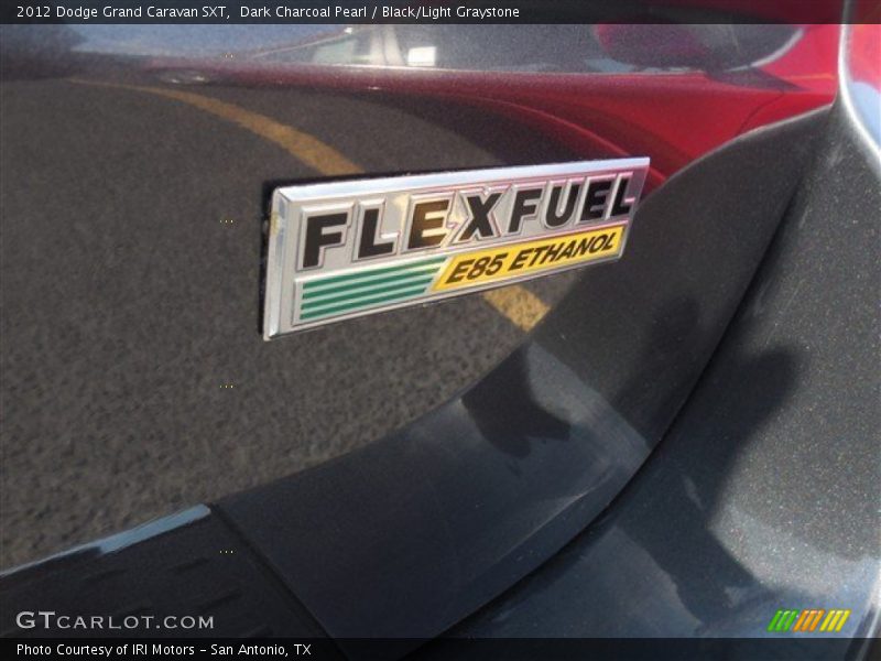 Dark Charcoal Pearl / Black/Light Graystone 2012 Dodge Grand Caravan SXT