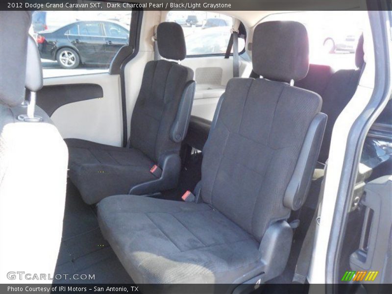 Dark Charcoal Pearl / Black/Light Graystone 2012 Dodge Grand Caravan SXT