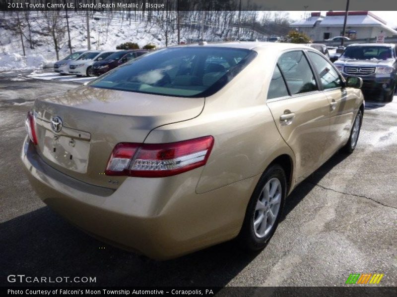 Sandy Beach Metallic / Bisque 2011 Toyota Camry LE