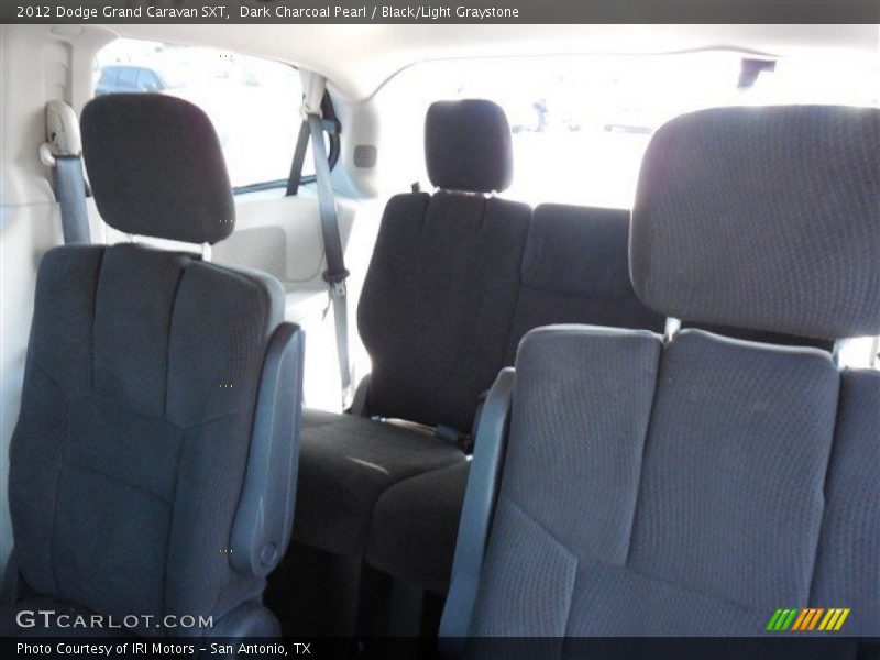 Dark Charcoal Pearl / Black/Light Graystone 2012 Dodge Grand Caravan SXT