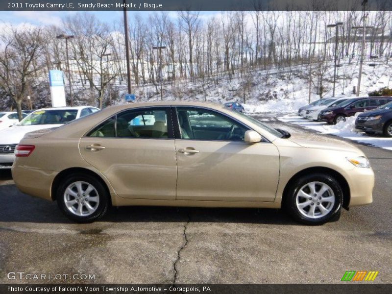 Sandy Beach Metallic / Bisque 2011 Toyota Camry LE