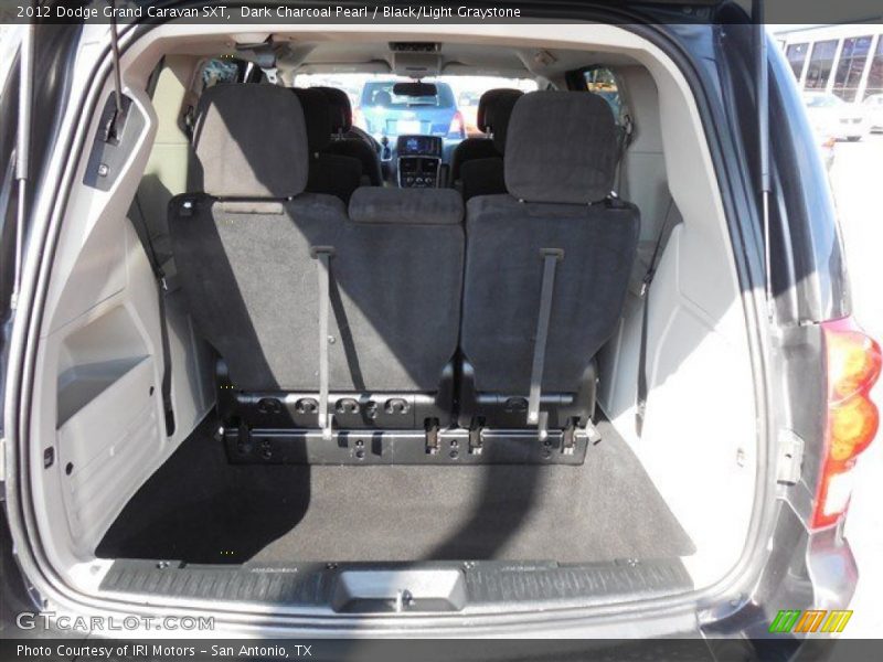 Dark Charcoal Pearl / Black/Light Graystone 2012 Dodge Grand Caravan SXT