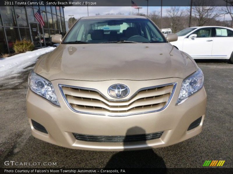 Sandy Beach Metallic / Bisque 2011 Toyota Camry LE