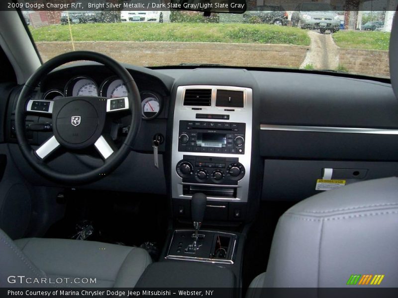 Bright Silver Metallic / Dark Slate Gray/Light Slate Gray 2009 Dodge Charger R/T