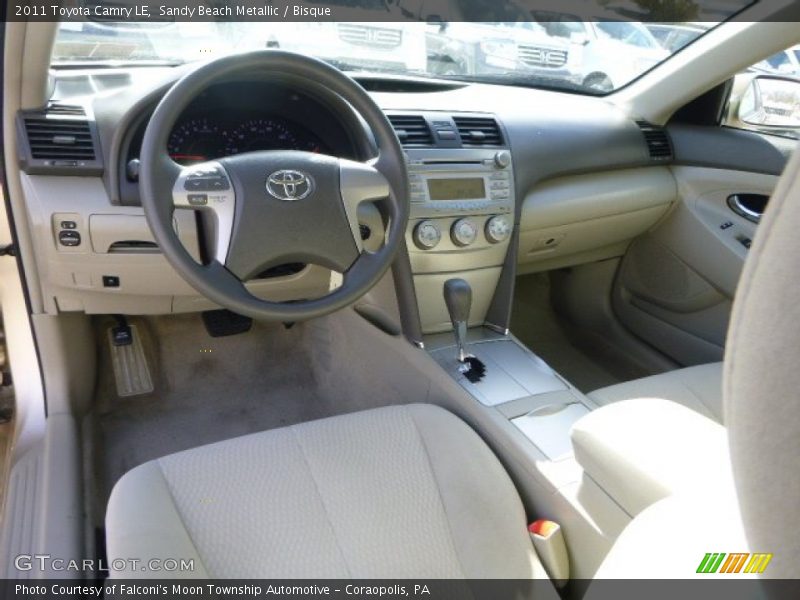 Sandy Beach Metallic / Bisque 2011 Toyota Camry LE