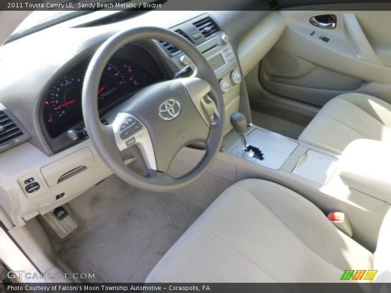 Sandy Beach Metallic / Bisque 2011 Toyota Camry LE