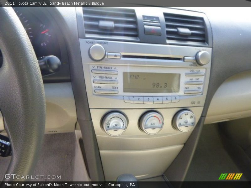 Sandy Beach Metallic / Bisque 2011 Toyota Camry LE
