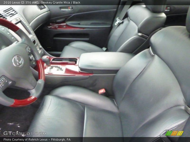 Smokey Granite Mica / Black 2010 Lexus GS 350 AWD
